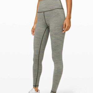 Lululemon Wunder Under High Rise Tight 27" *Luxtreme Wee Are From Space Sage